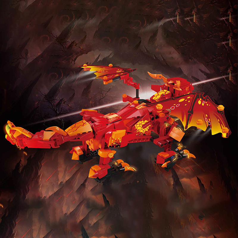Mould King 13148 MK3 Power Flame Battle Dragon