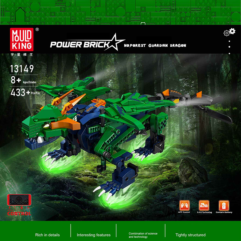 Mould King 13149 MK3 Power Forest Guardian Dragon