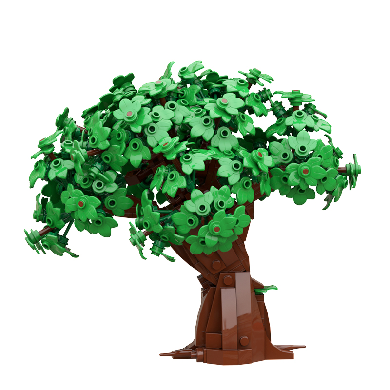 MOCBRICKLAND MOC-109516 The Small Leafy Tree