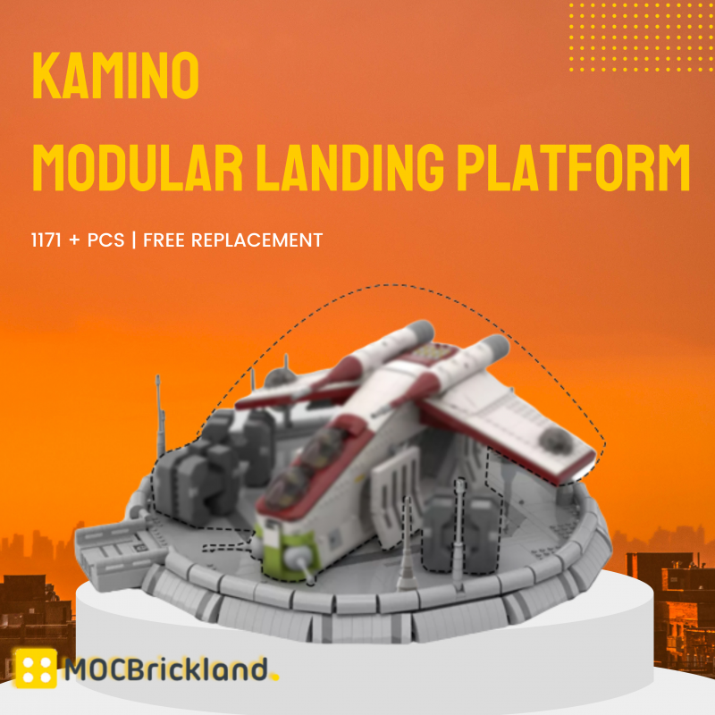MOCBRICKLAND MOC-116074 Kamino Modular Landing Platform