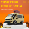 Movie Moc 101026 Stranger Things Surfer Boy Pizza Van Mocbrickland