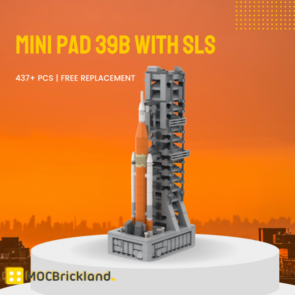 Space Moc 72589 Mini Pad 39b With Sls Mocbrickland