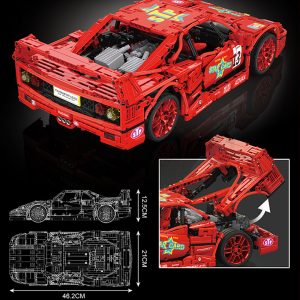 Technic Mould King 13095 110 Ferrari F40 Lm (5)