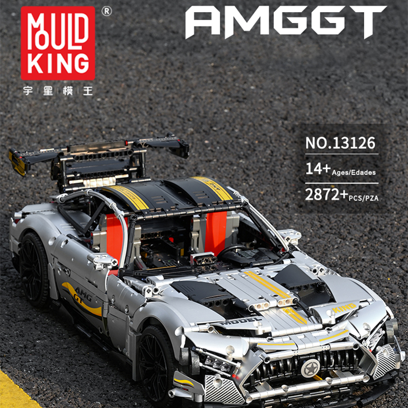 Mould King 13126 Black Plating Motor AMG GT R