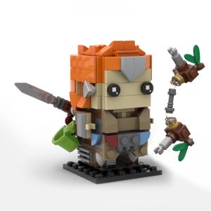 Creator Moc 116898 Aloy Brickheadz Hzd Hfw Mocbrickland (2)