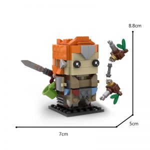 Creator Moc 116898 Aloy Brickheadz Hzd Hfw Mocbrickland (5)