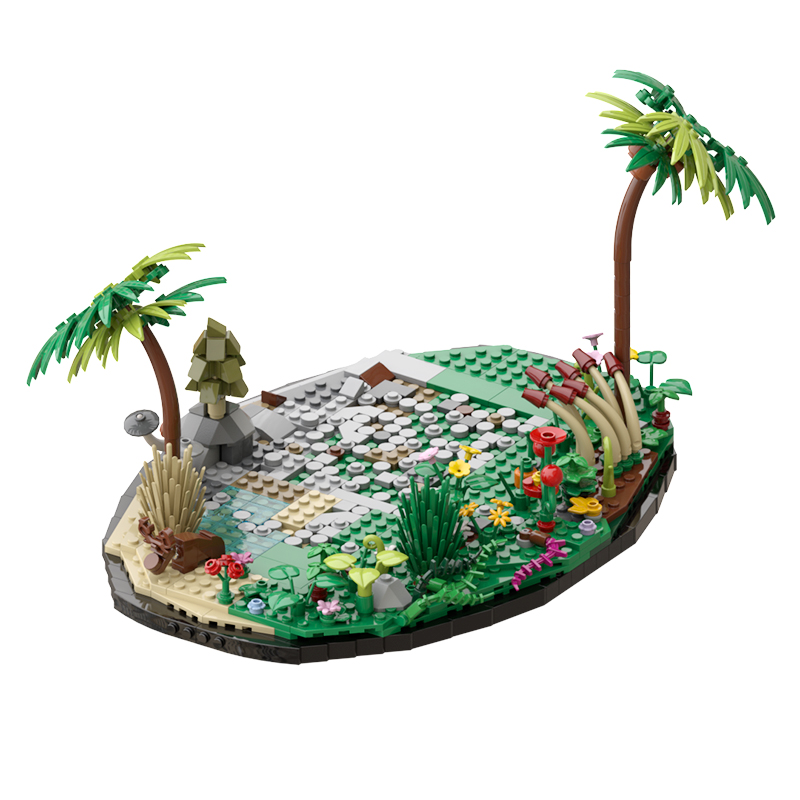 MOCBRICKLAND MOC 89583 Stand Compatible With Zelda/Horizon Zero Dawn