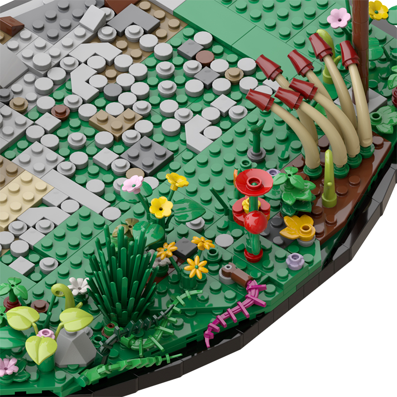 MOCBRICKLAND MOC 89583 Stand Compatible With Zelda/Horizon Zero Dawn