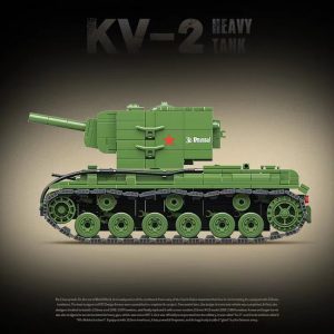 Military Quan Guan 100239 Kv 2 Heavy Tank (2)