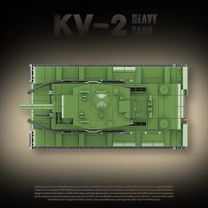 Military Quan Guan 100239 Kv 2 Heavy Tank (3)