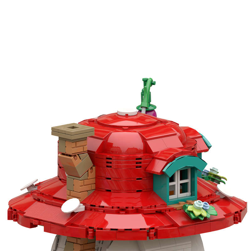 MOCBRICKLAND MOC-89584 Mushroom House