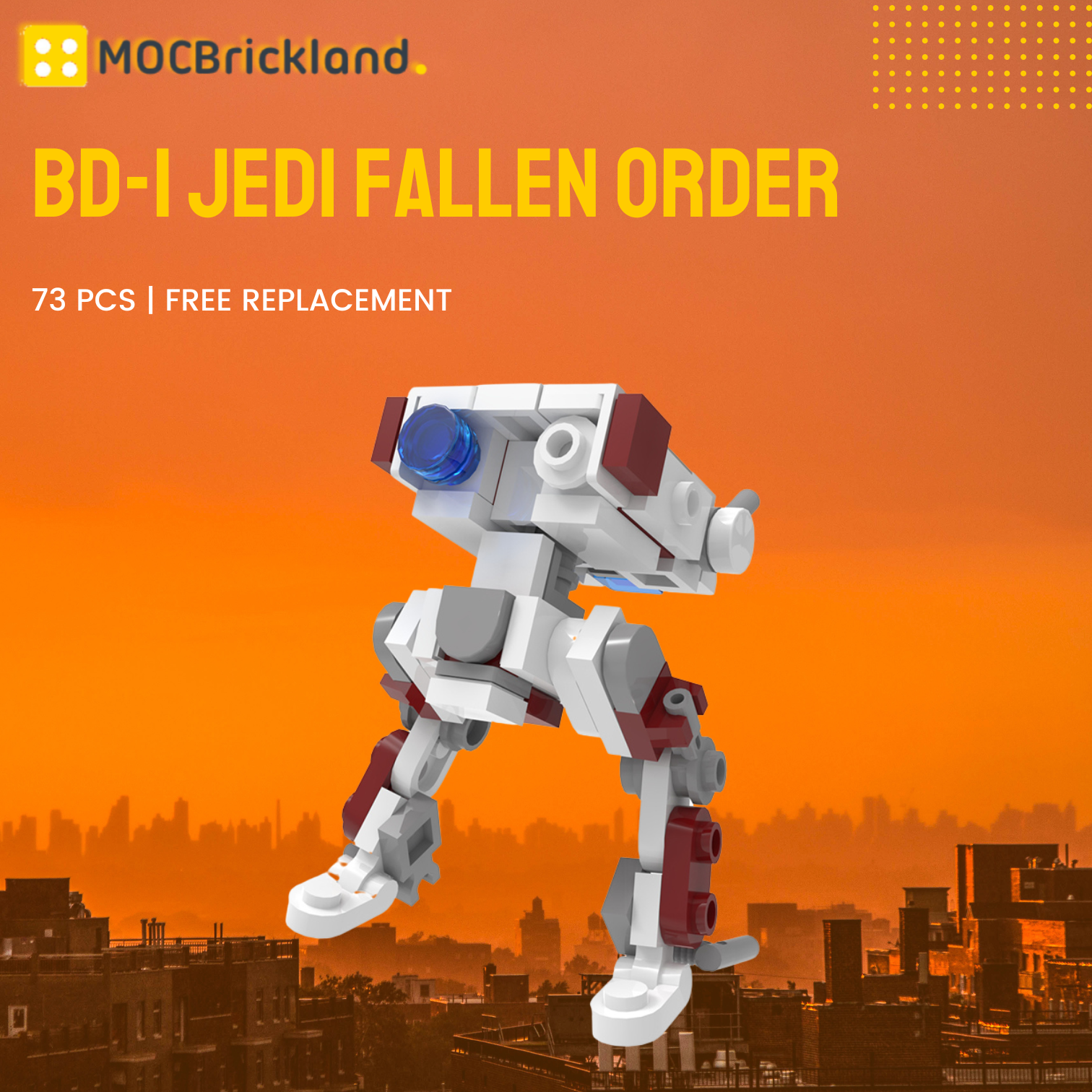 MOCBRICKLAND MOC-89569 BD-1 Jedi Fallen Order 