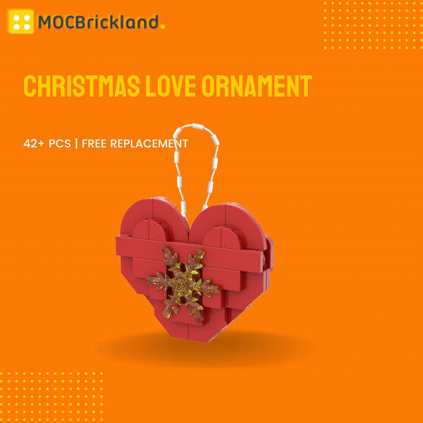 Creator Moc 89586 Christmas Love Ornament Mocbrickland