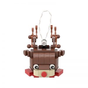 Creator Moc 89588 Christmas Reindeer Ornament Mocbrickland (1)