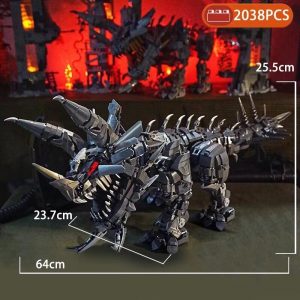 Creator Qd 66003 Mechanical Dinosaur Strong Model (12)