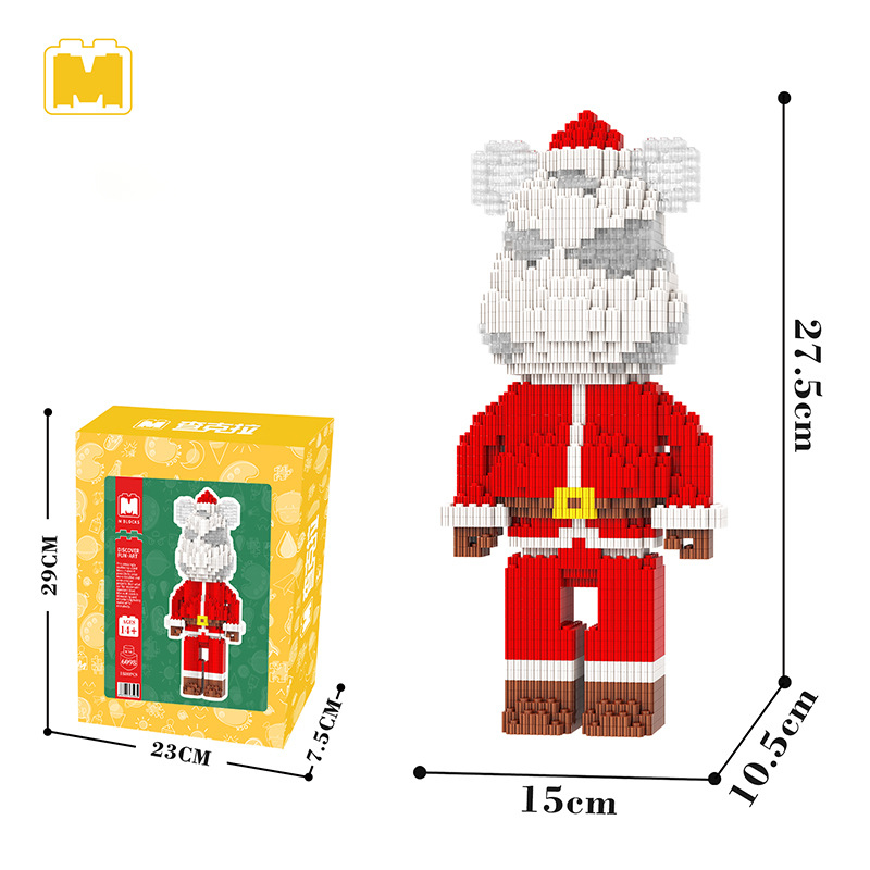 M6098-Y M6099-Y Santa Violent Bear Christmas Santa Claus Deer