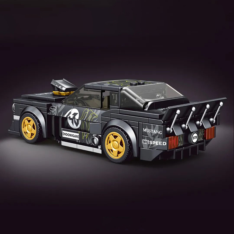 MOULD KING 27024 Speed Champions 1965 Mustang Racers Car 
