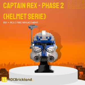 MOCBRICKLAND MOC-115701 Captain Rex – Phase 2 (Helmet Serie 