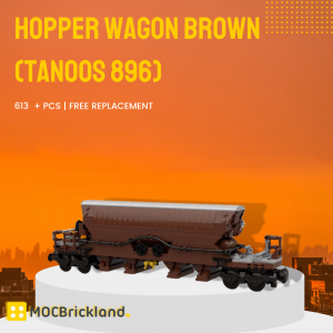 Moc 123192 Hopper Wagon Brown (tanoos 896) 5
