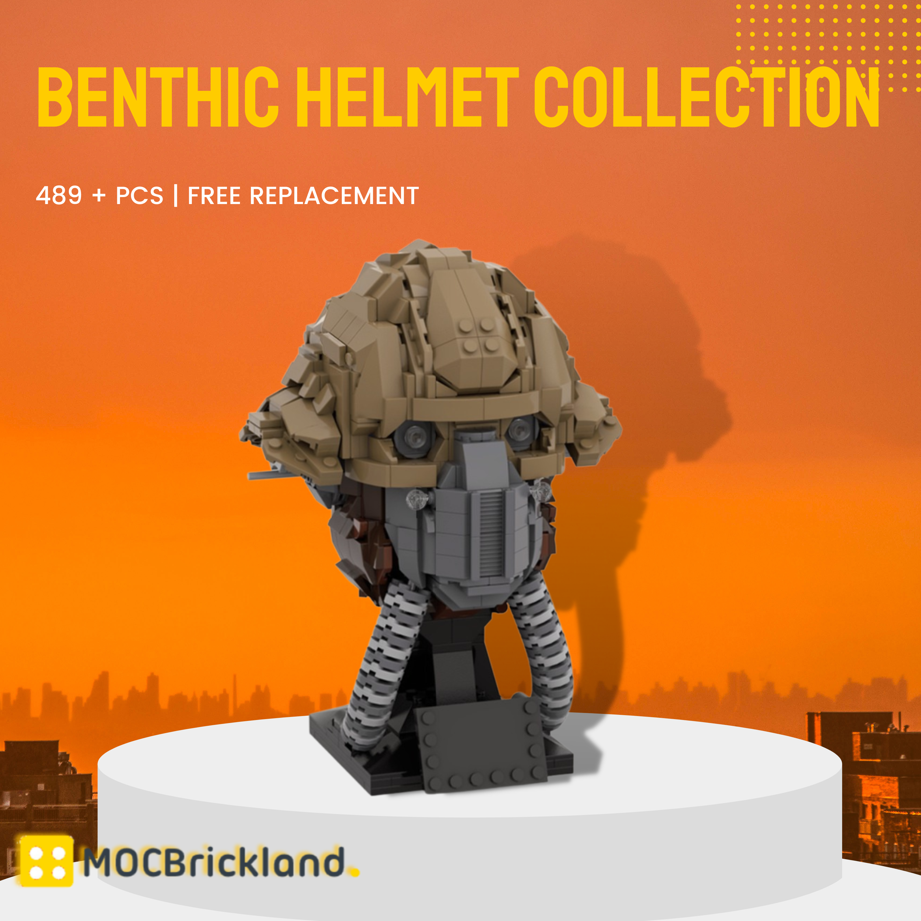 MOCBRICKLAND MOC-123912 Benthic Helmet Collection