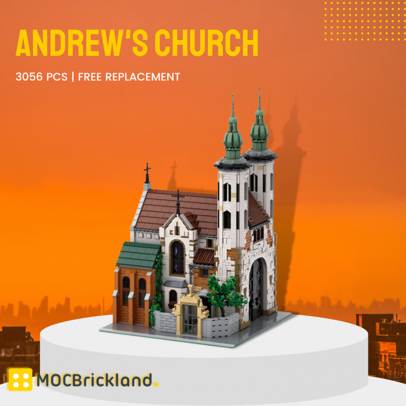MOCBRICKLAND MOC-124447 Andrew’s Church 
