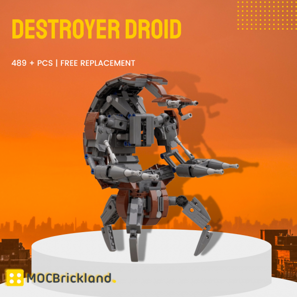 Moc Destroyer Droid From Star Wars 9