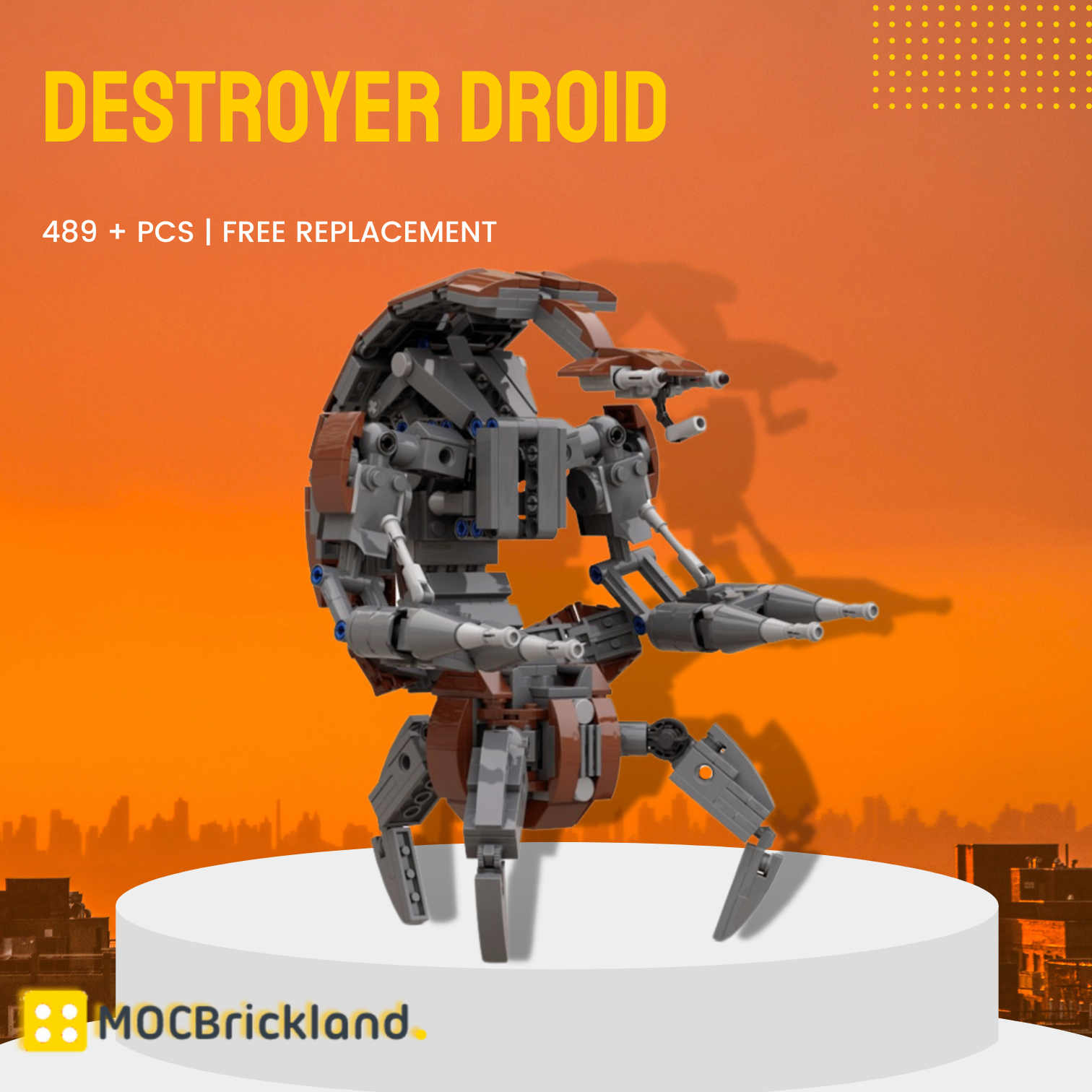 MOCBRICKLAND MOC-89548 Destroyer Droid