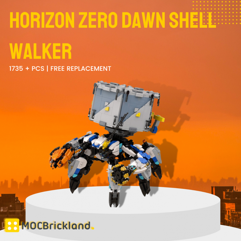 MOCBRICKLAND MOC-89544 Horizon Zero Dawn Shell Walker