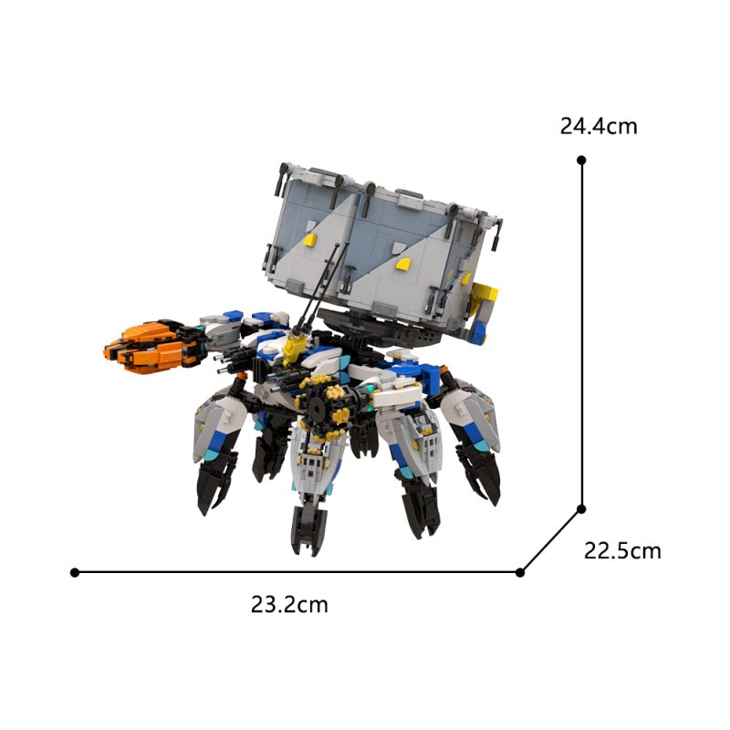 MOCBRICKLAND MOC-89544 Horizon Zero Dawn Shell Walker