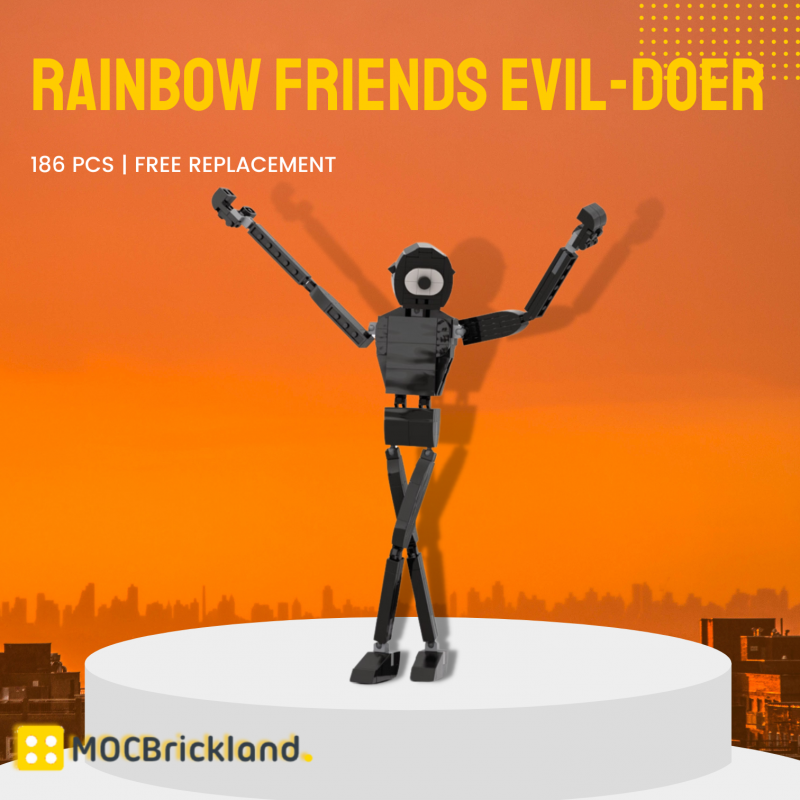 MOCBRICKLAND MOC-89543 Rainbow Friends Evil-doer