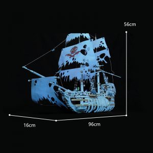 Mocbrickland Moc 110420 The Terrifying Charon's Chest Skull's Eye Schooner (4)