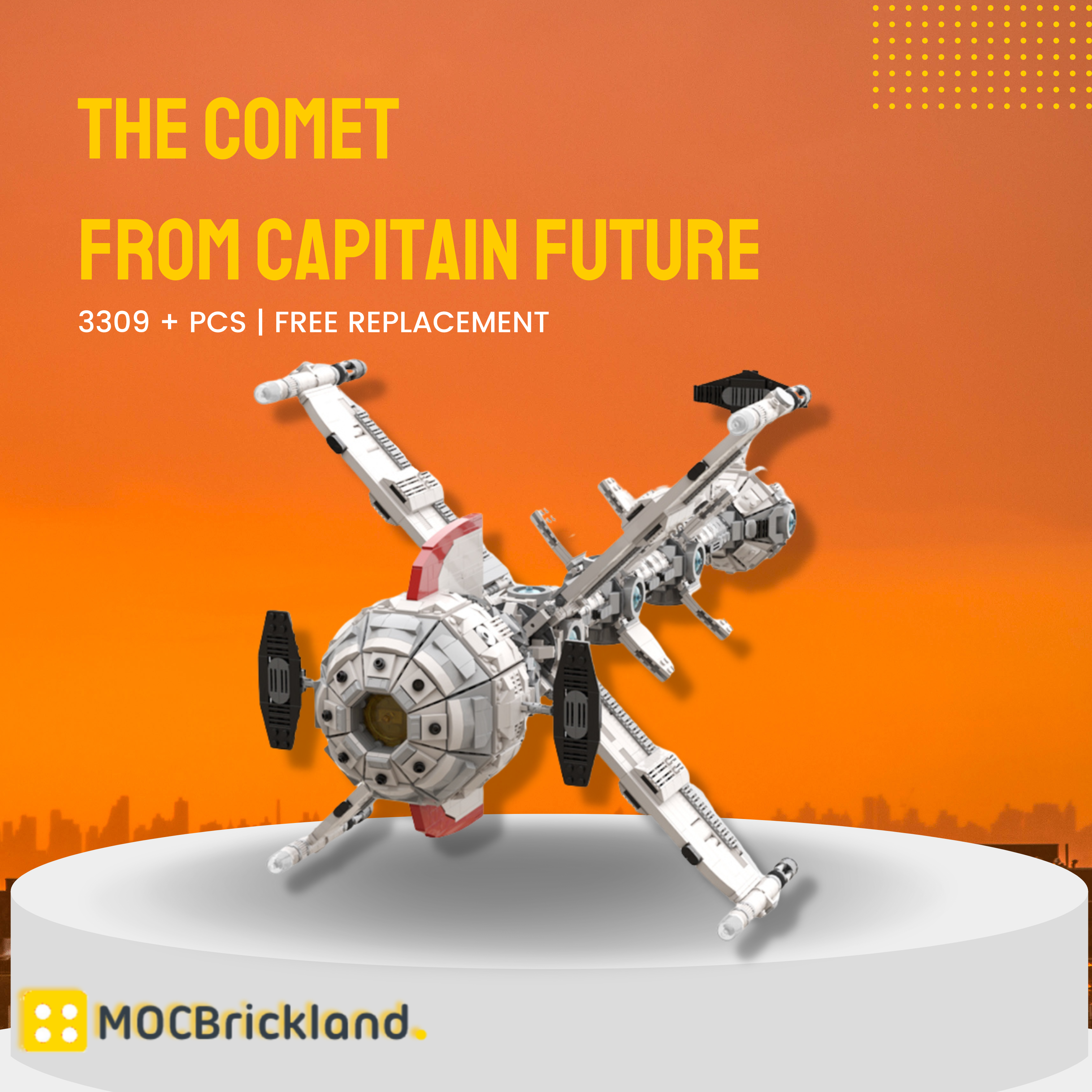 Mocbrickland Moc 115963 The Comet From Captain Future Mocbrickland Moc 115963 The Comet From Captain Future