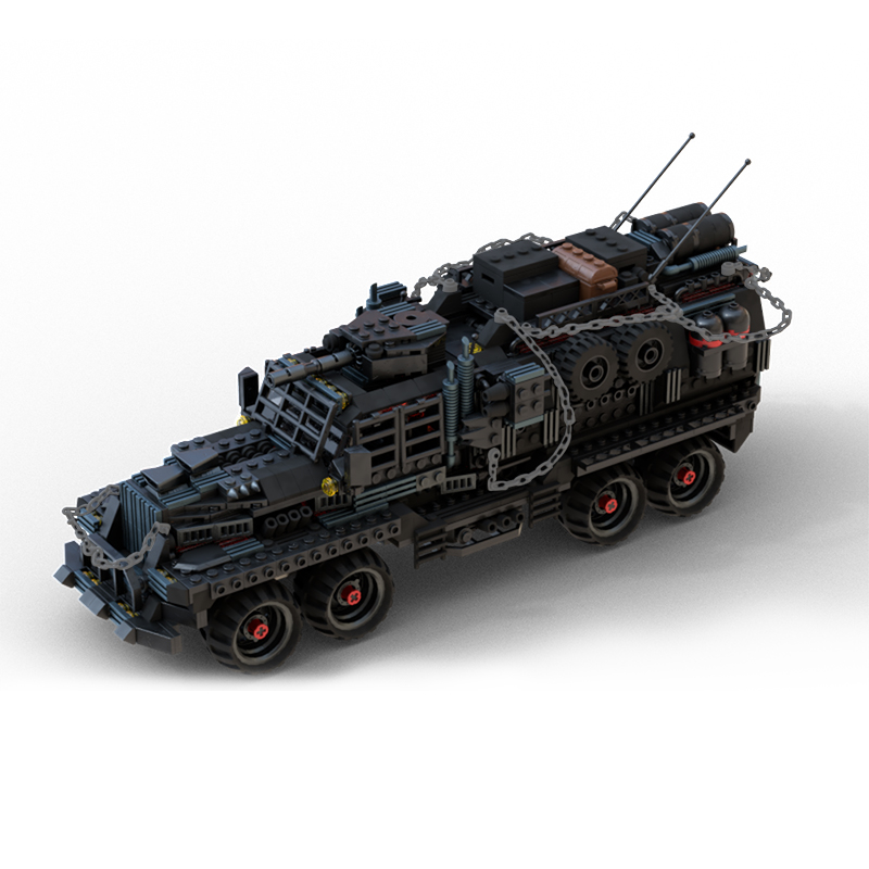 MOCBRICKLAND MOC-116001 8 x 8 Reisiger Mad Max The War Rig