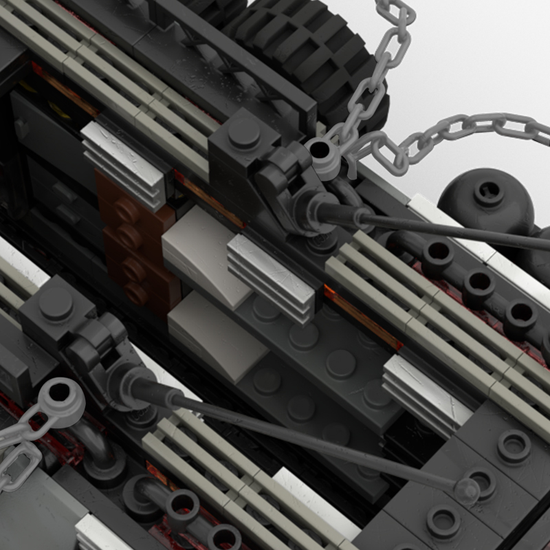 MOCBRICKLAND MOC-116001 8 x 8 Reisiger Mad Max The War Rig