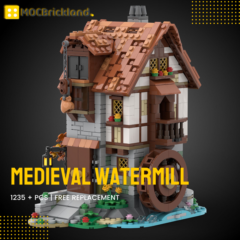 MOCBRICKLAND MOC-119708 Medieval Watermill