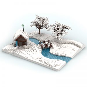 Mocbrickland Moc 85879 Winter Scene (2)