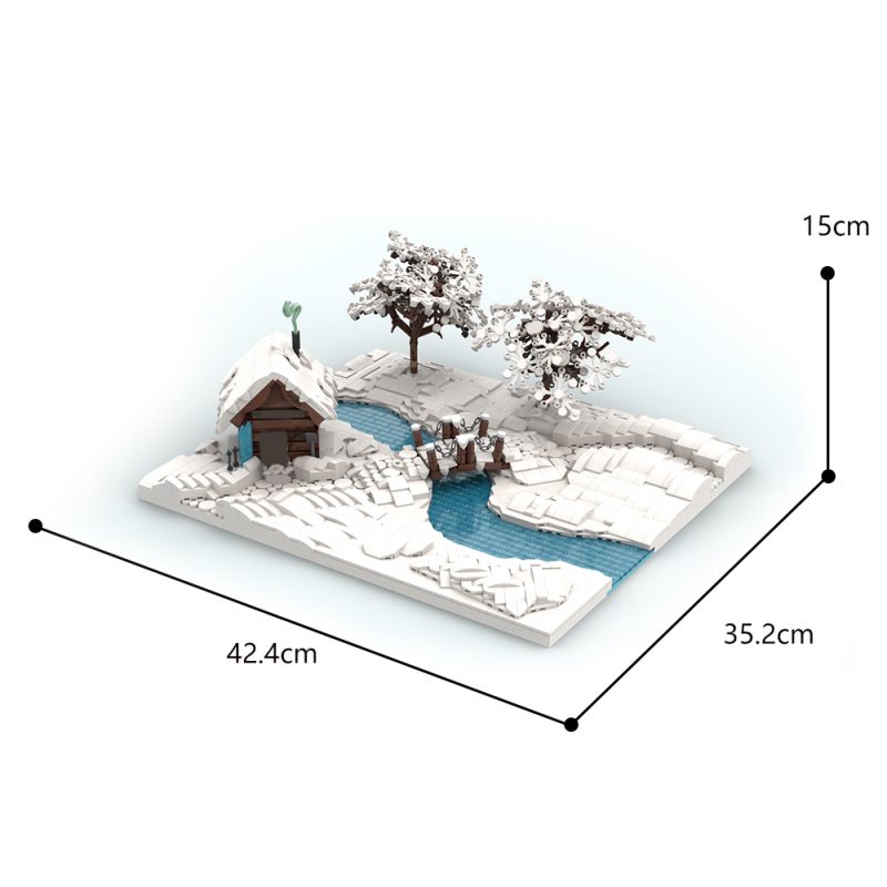MOCBRICKLAND MOC-85879 Winter Scene