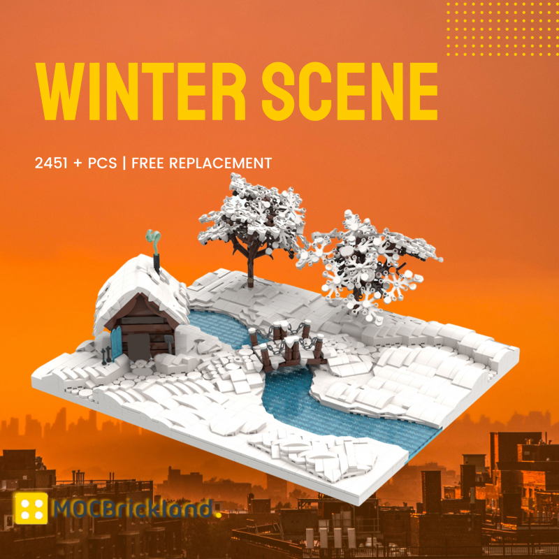 MOCBRICKLAND MOC-85879 Winter Scene