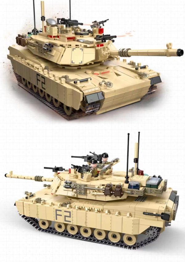 JIE STAR 61041 M1A2 Abrams Main Battle Tank - MOULD KING™ Block ...