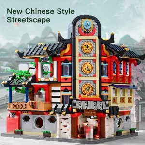 Modular Building Keeppley K18003 New Chinese Style Streetscape (1)