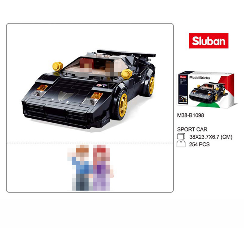 Sluban M38-B1098 Racers Speed Champions Contash Sports Car
