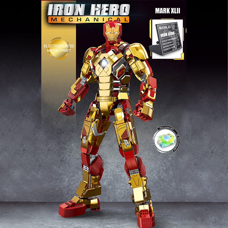 TUOLE 6011 Super Heros Marvel MK42 Iron Hero Mechanical