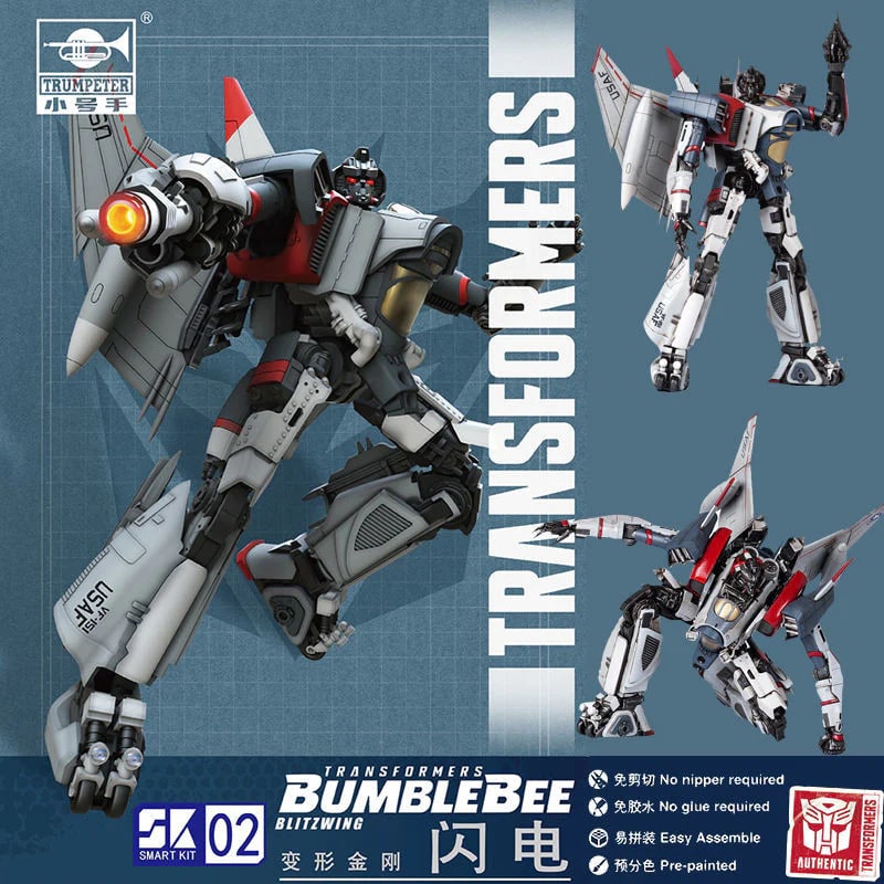 TRUMPETER 08101 Transformers Bumblebee Decepticon Blitzwing