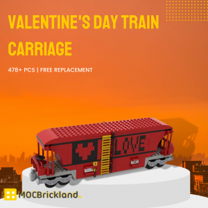 Valentine's Day Train Carriage Moc 120175