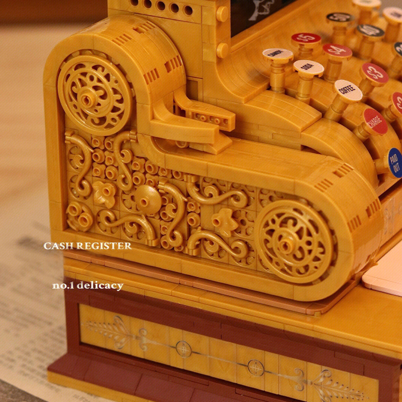 ZHEGAO 00387 Vintage Cash Register