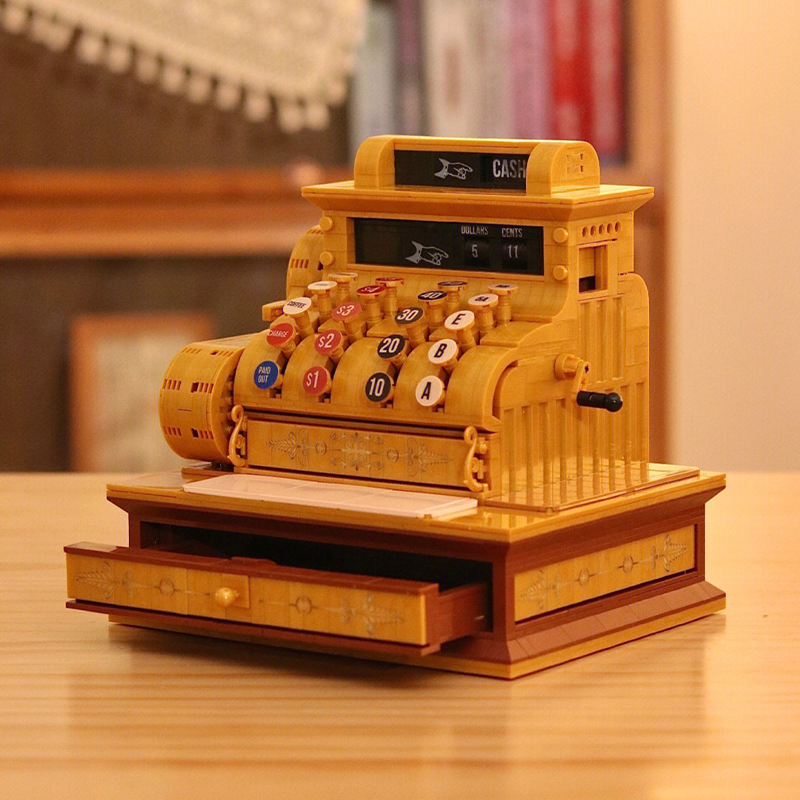 ZHEGAO 00387 Vintage Cash Register