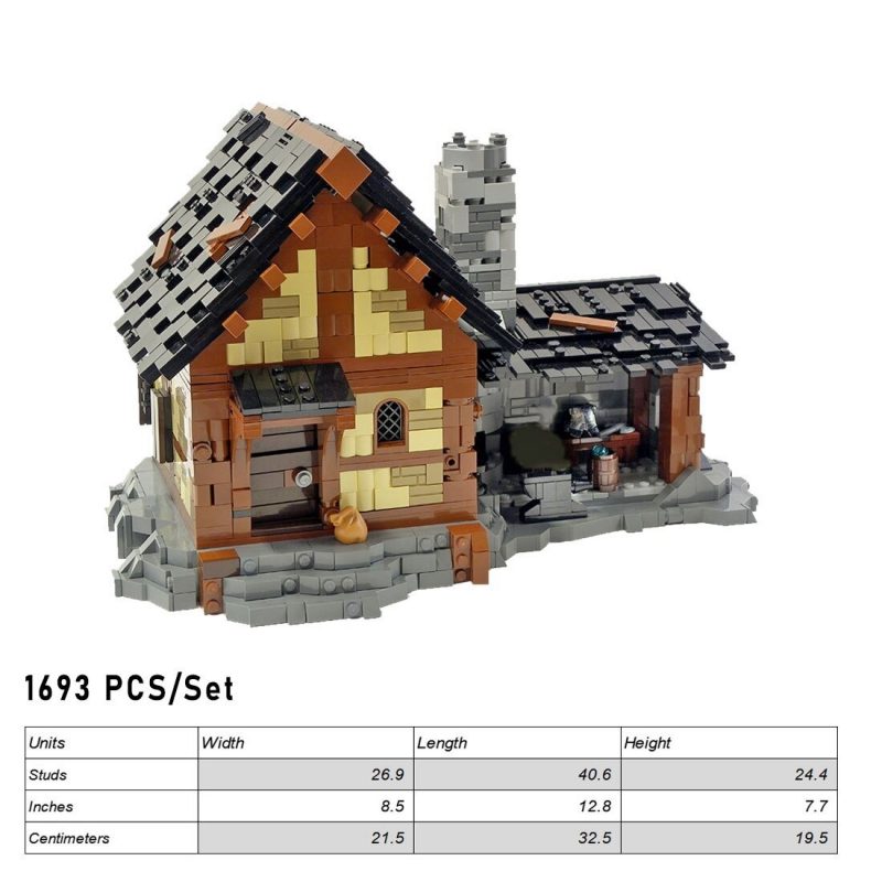 MOCBRICKLAND MOC-89539 Medieval Forge