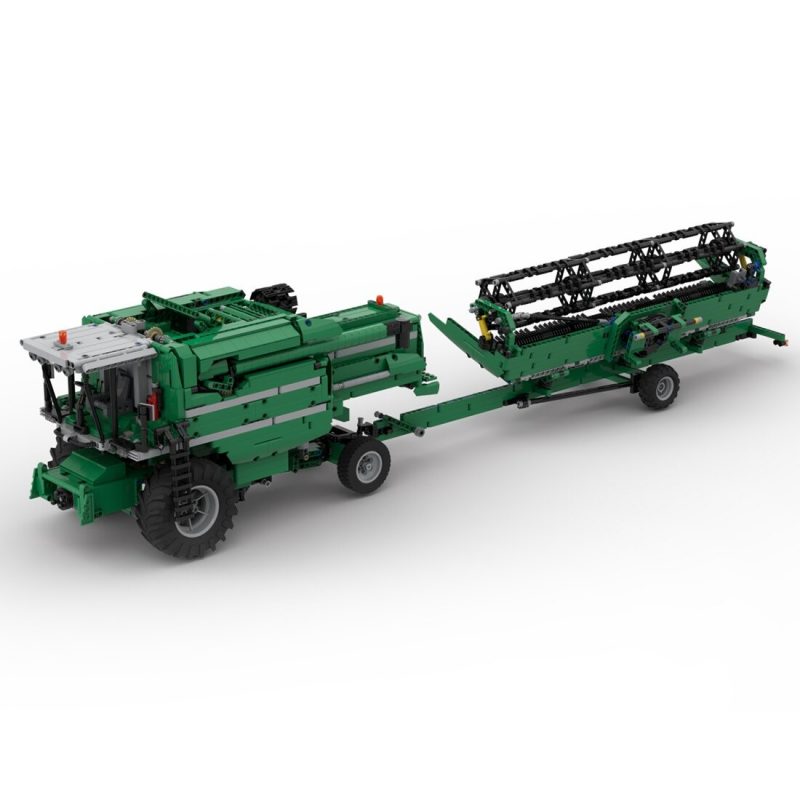 thumbnail interactive-video image 1 of GoolRC Remote Control Tractor Farm Harvester, 1:24 Scale RC Harvester With 2 Harvesting Heads, RC Tractor Truck With Spray/Light/Sound Effects, 2.4GHz Electric Truck With 2 Batteries For Kids 1 of 12