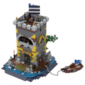 Authorized Moc 85265 Medieval Pirate For Main 0