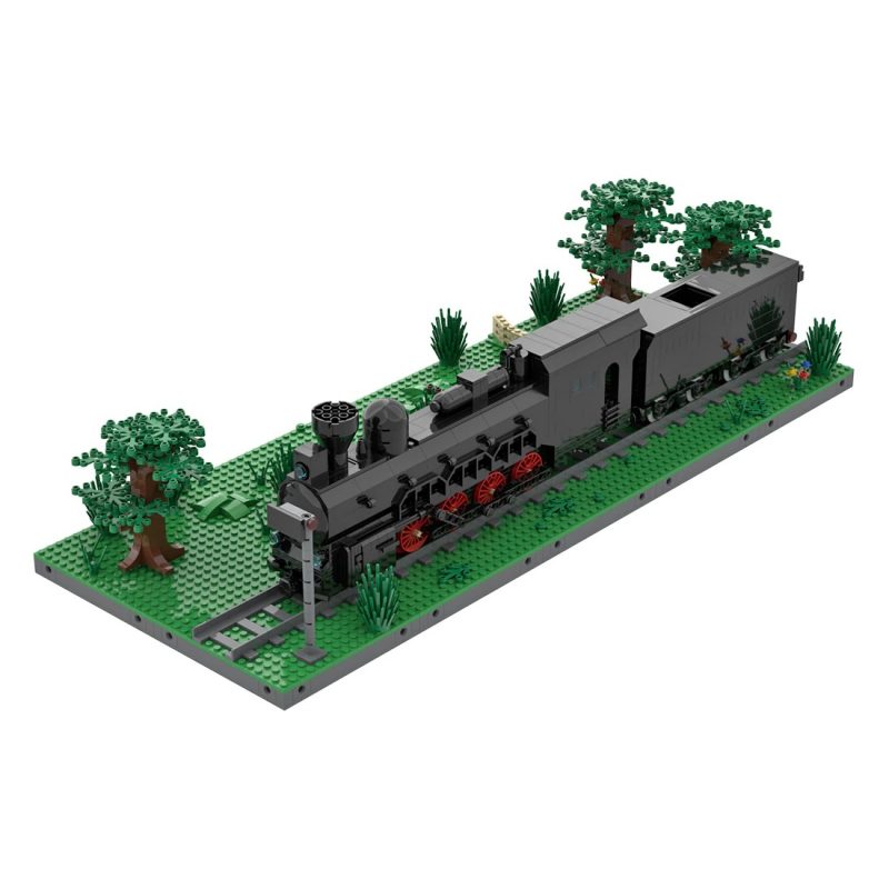 MOCBRICKLAND MOC-89538 Soviet Armored Train With Scene